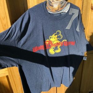 Disney Mickey Mouse Men’s Shirt 3X Dark Blue